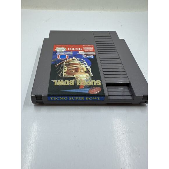 Authentic Nintendo NES Tecmo Super Bowl GREAT SHAPE Fast Shipping - Picture 3 of 3